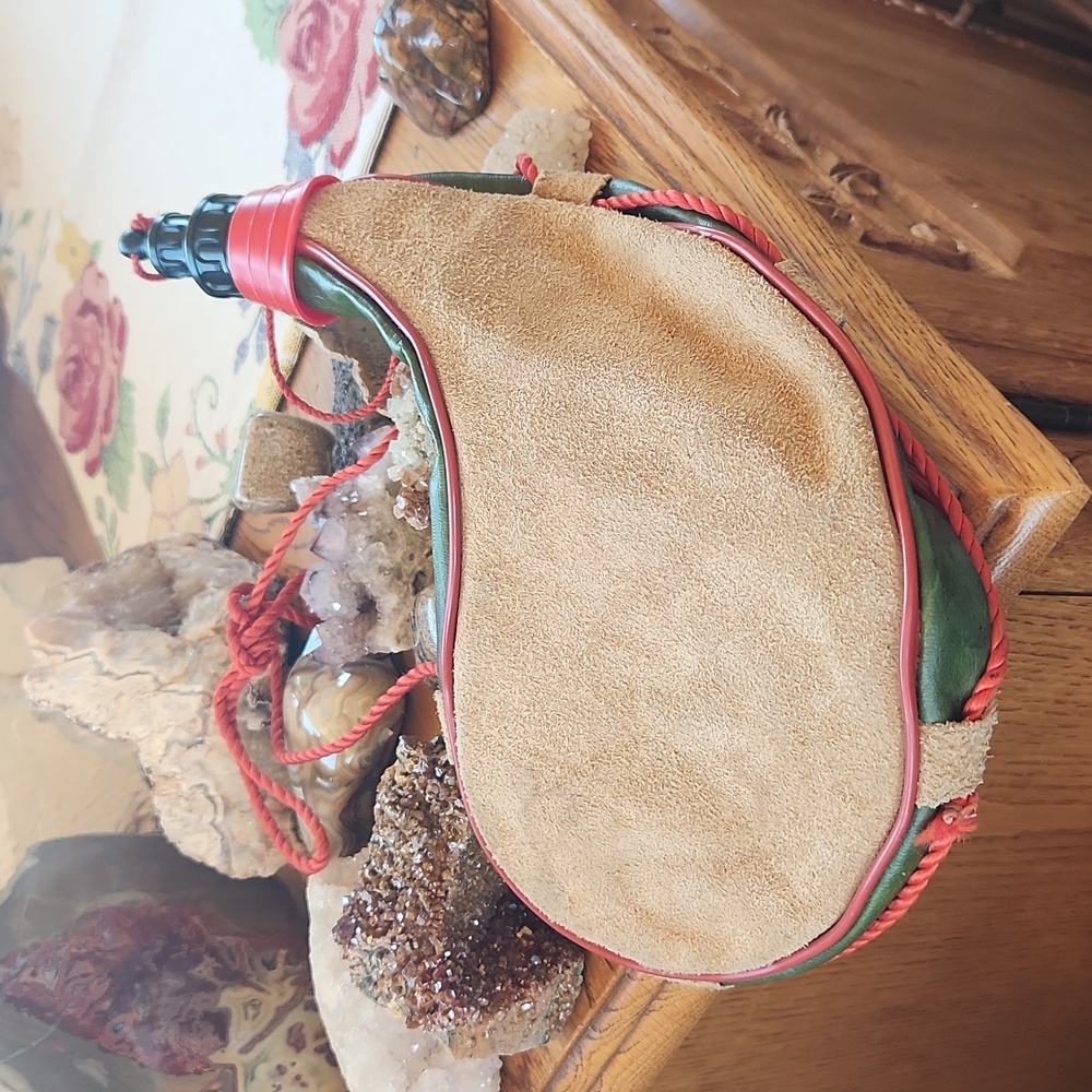 Leather Bota Bag - Spanish Wine Skin - 1 Liter Like New!